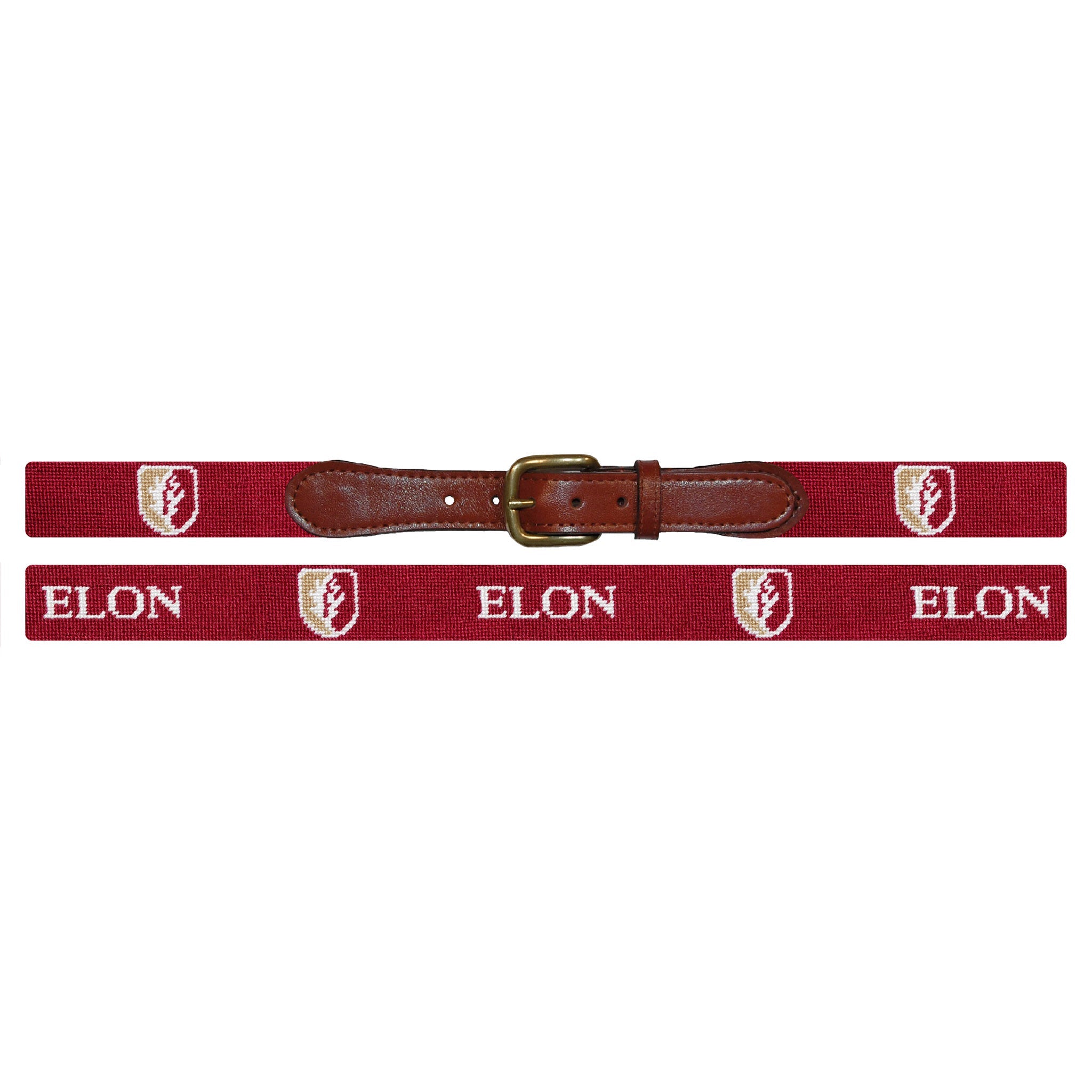 Smathers and Branson Elon Needlepoint Belt Laid Out 