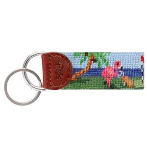 Smathers and Branson Fairway Flamingos Key Fob