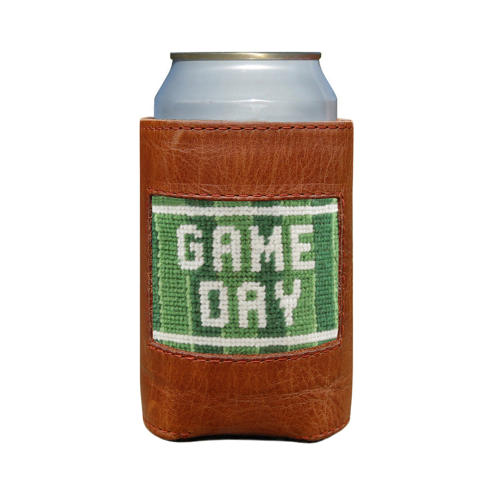 Smathers and Branson Game Day Multi Needlepoint Can Cooler   