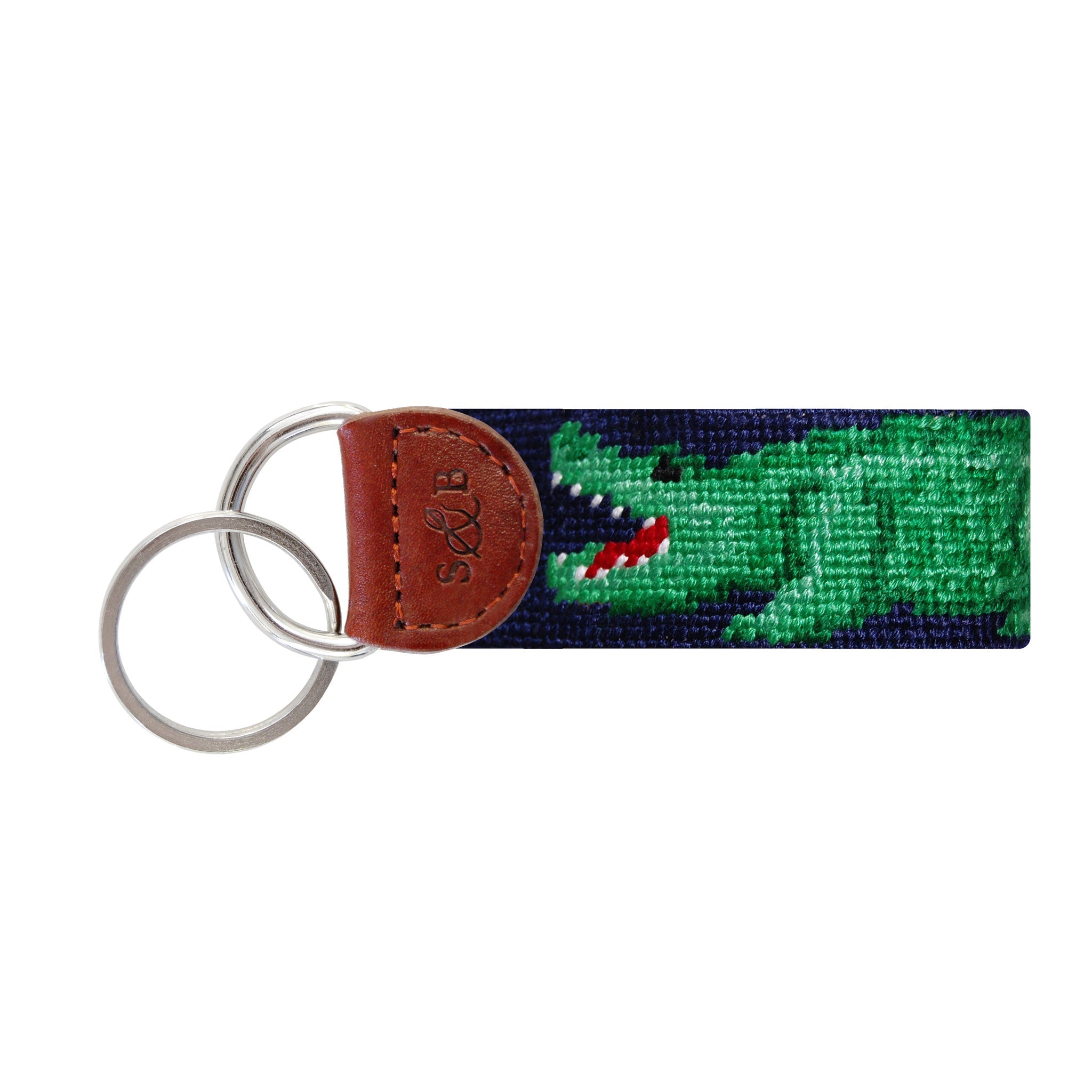 Smathers and Branson Gator Key Fob Dark Navy