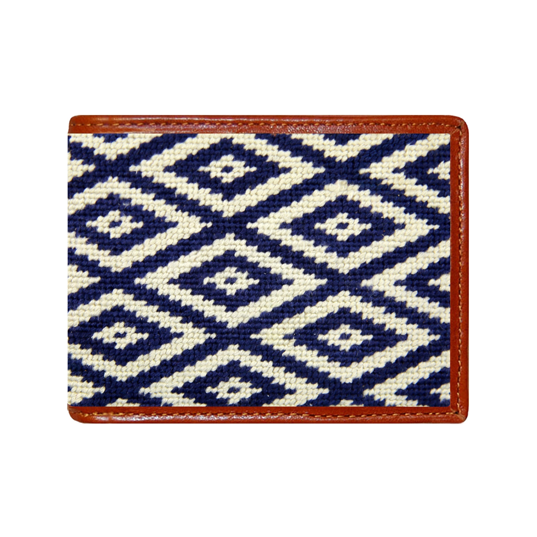 Smathers and Branson Gaucho Mini Multi Needlepoint Bi-Fold Wallet  