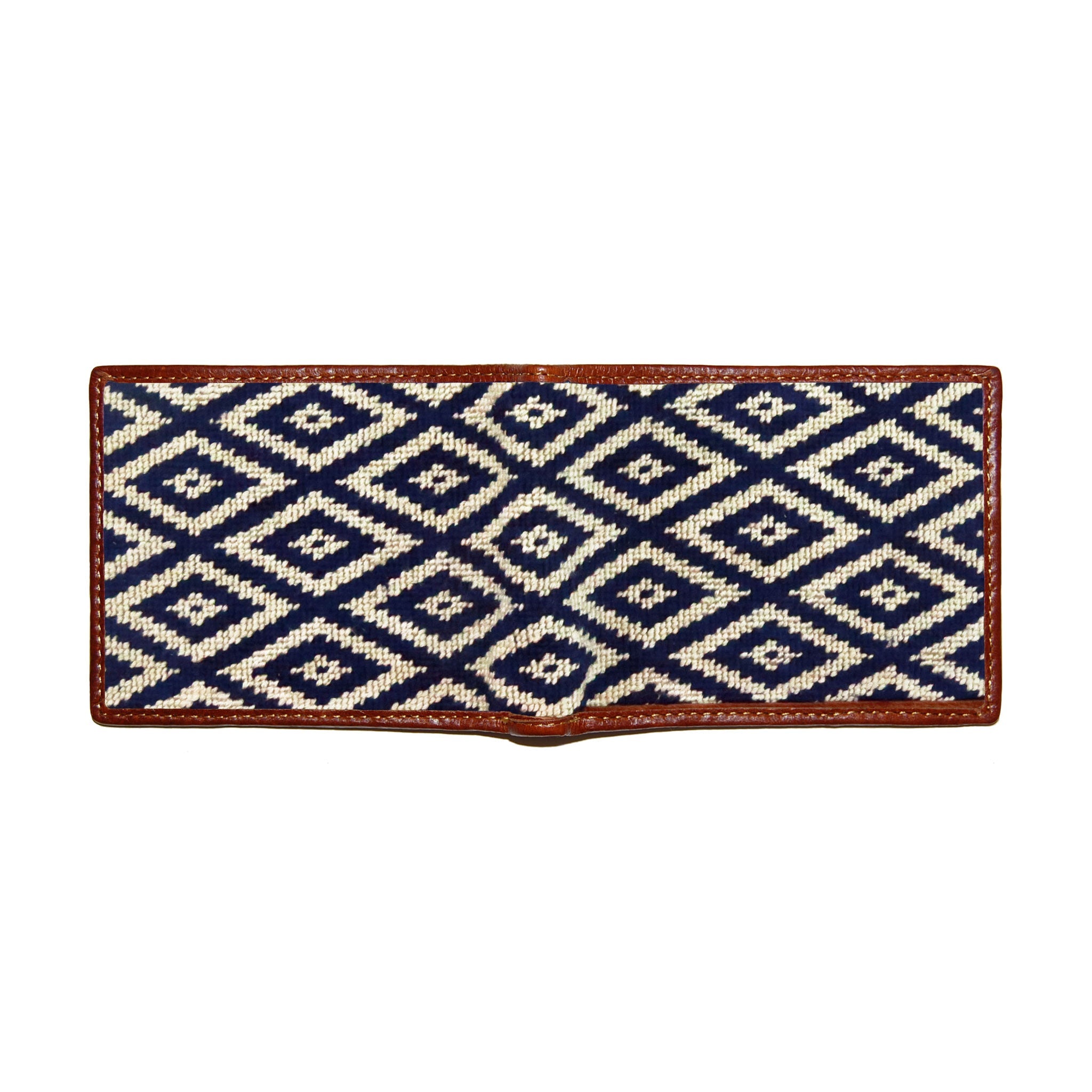 Smathers and Branson Gaucho Mini Multi Needlepoint Bi-Fold Wallet  