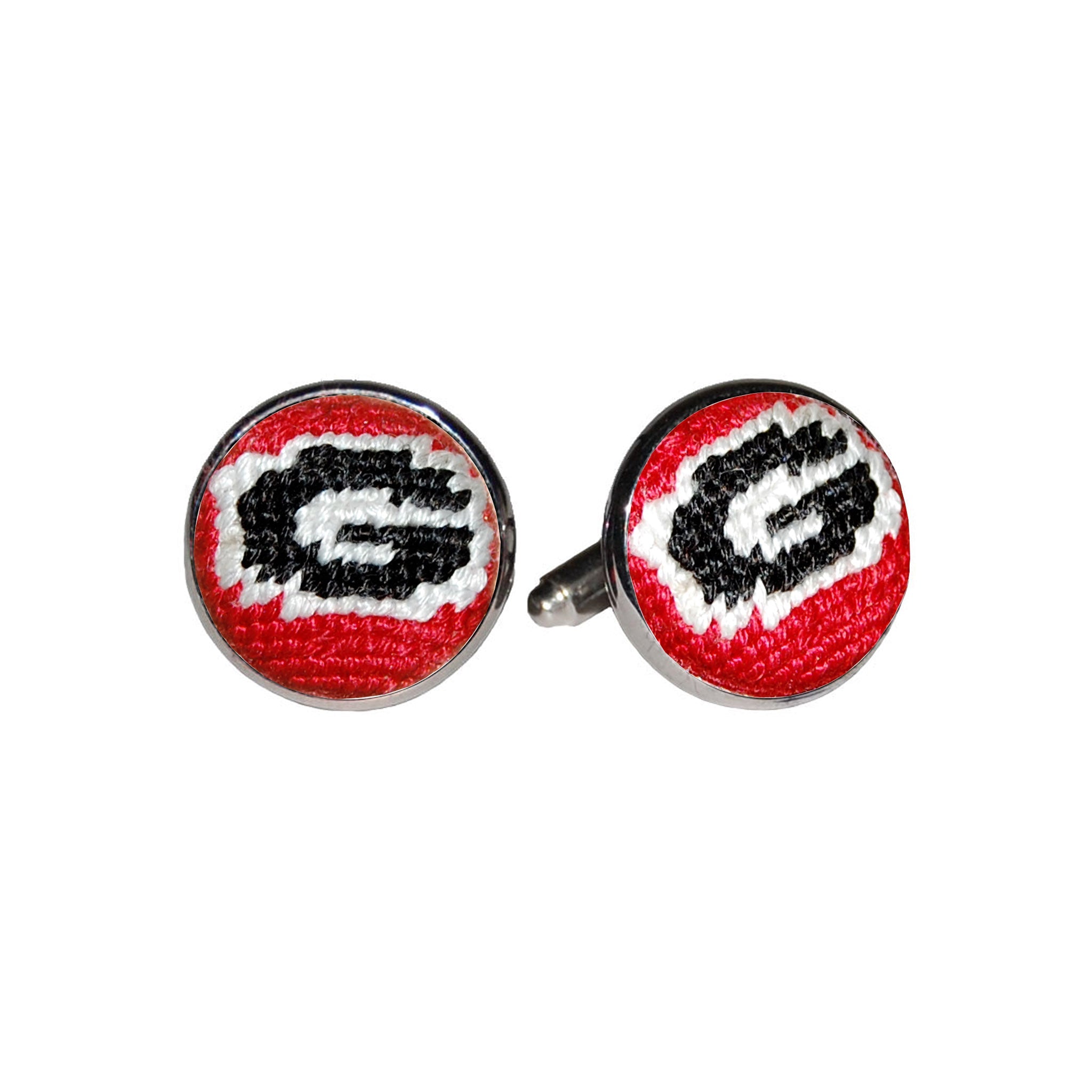 Georgia G Cufflinks (Red) – Smathers & Branson