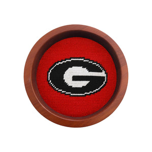Smathers and Branson Georgia G Wine Bottle Coaster Red