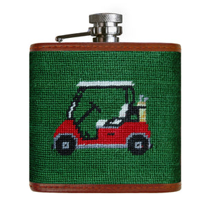 Smathers and Branson Golf Cart Flask Forest