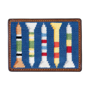 Smathers and Branson Golf Tees Card Wallet Blueberry