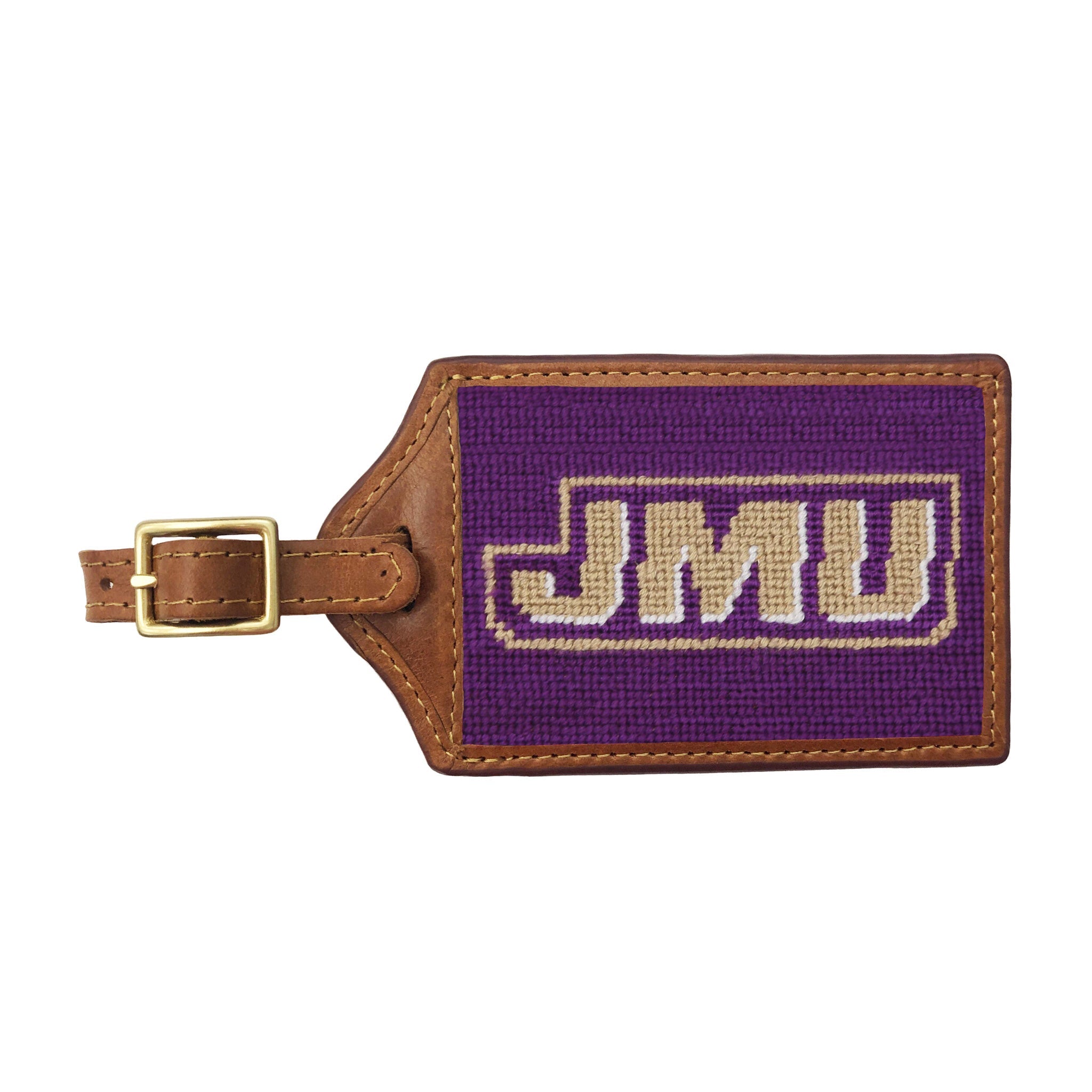 Smathers and Branson James Madison Luggage Tag Royal Purple