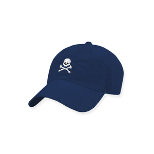 Smathers and Branson Jolly Roger Needlepoint Performance Hat Navy  