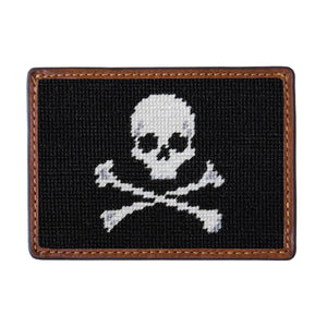 Smathers and Branson Jolly Roger Card Wallet Black