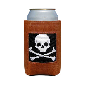 Smathers and Branson Jolly Roger Can Cooler Black