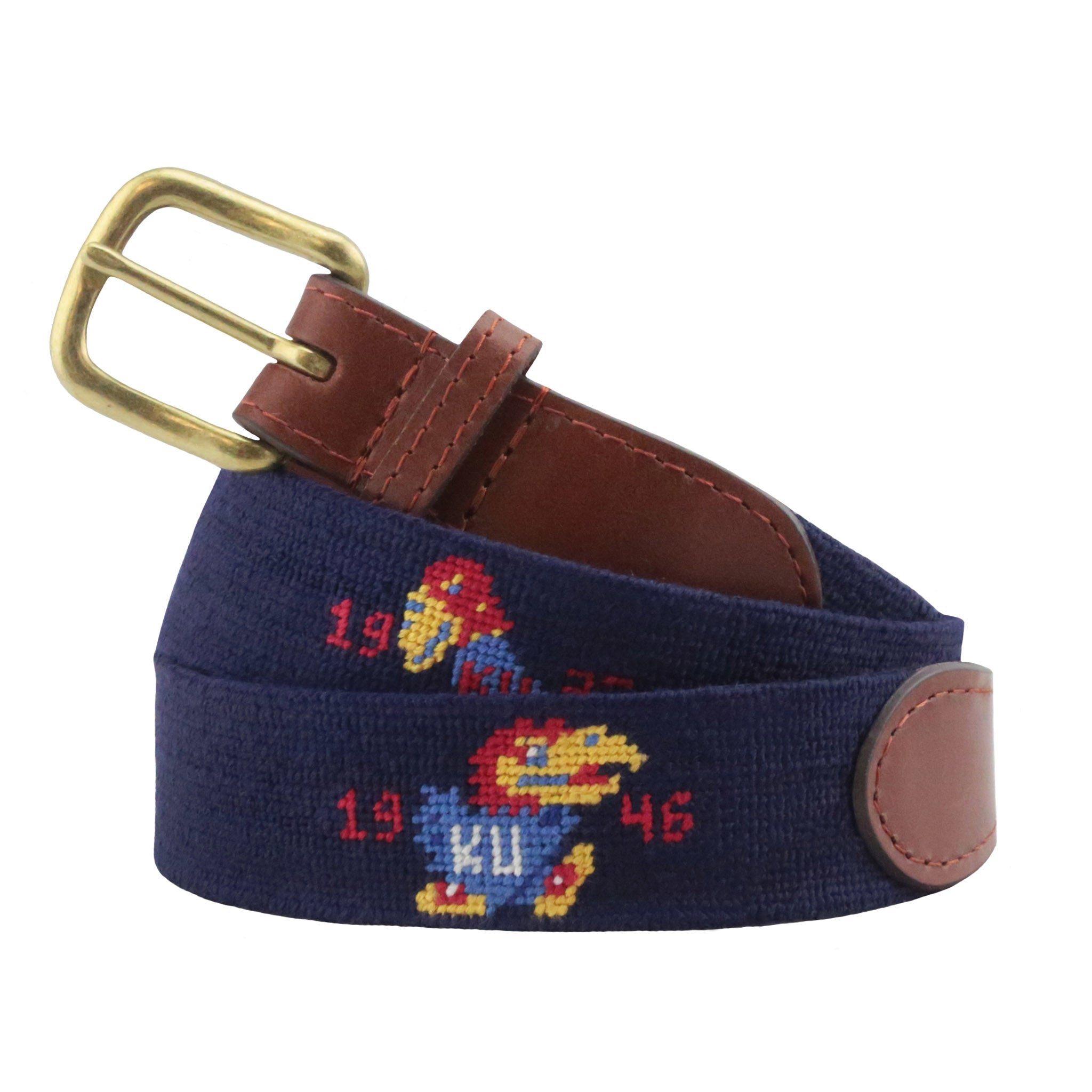 Kansas Vintage Needlepoint Belt – Smathers & Branson