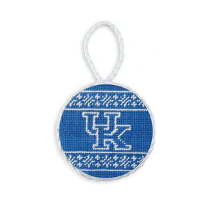Smathers and Branson Kentucky Fairisle Ornament Blue