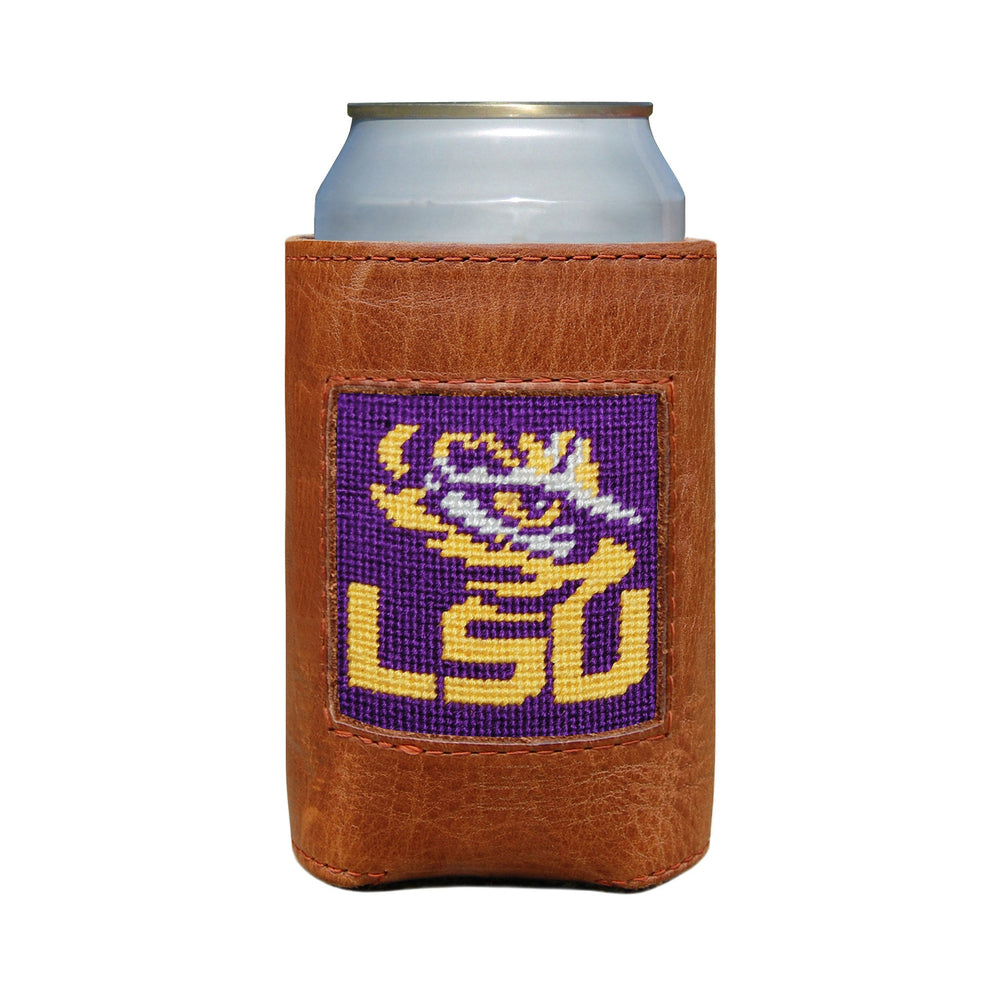Smathers and Branson LSU Needlepoint Can Cooler   