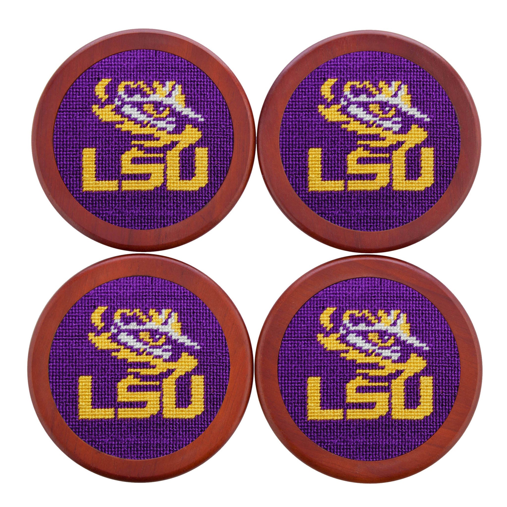Smathers and Branson LSU Coasters Purple