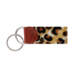 Smathers and Branson Leopard Print Key Fob