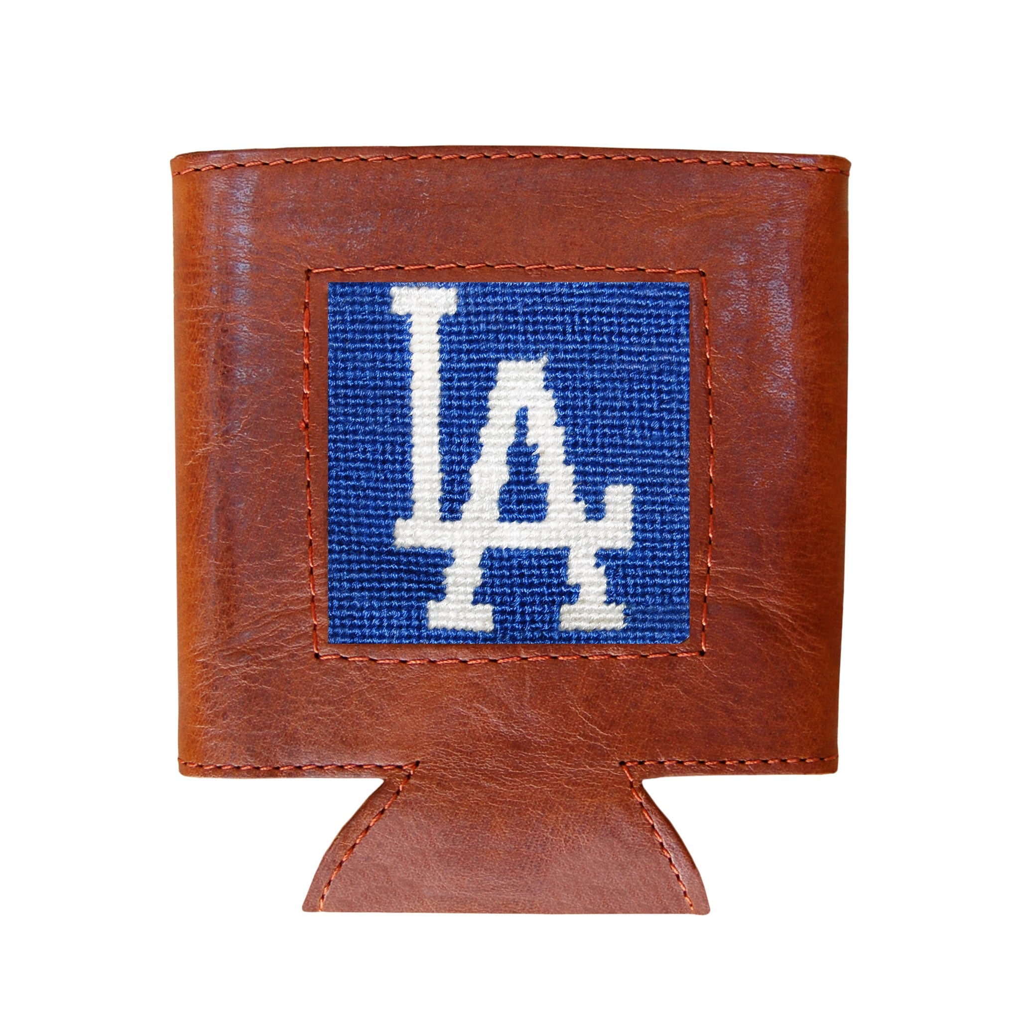 Smathers and Branson Los Angeles Dodgers Needlepoint Can Cooler  