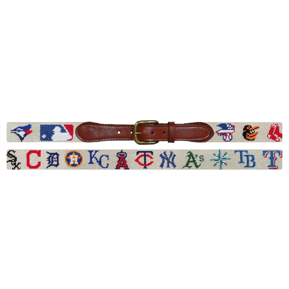 Smathers and Branson MLB American Needlepoint Belt Laid Out 