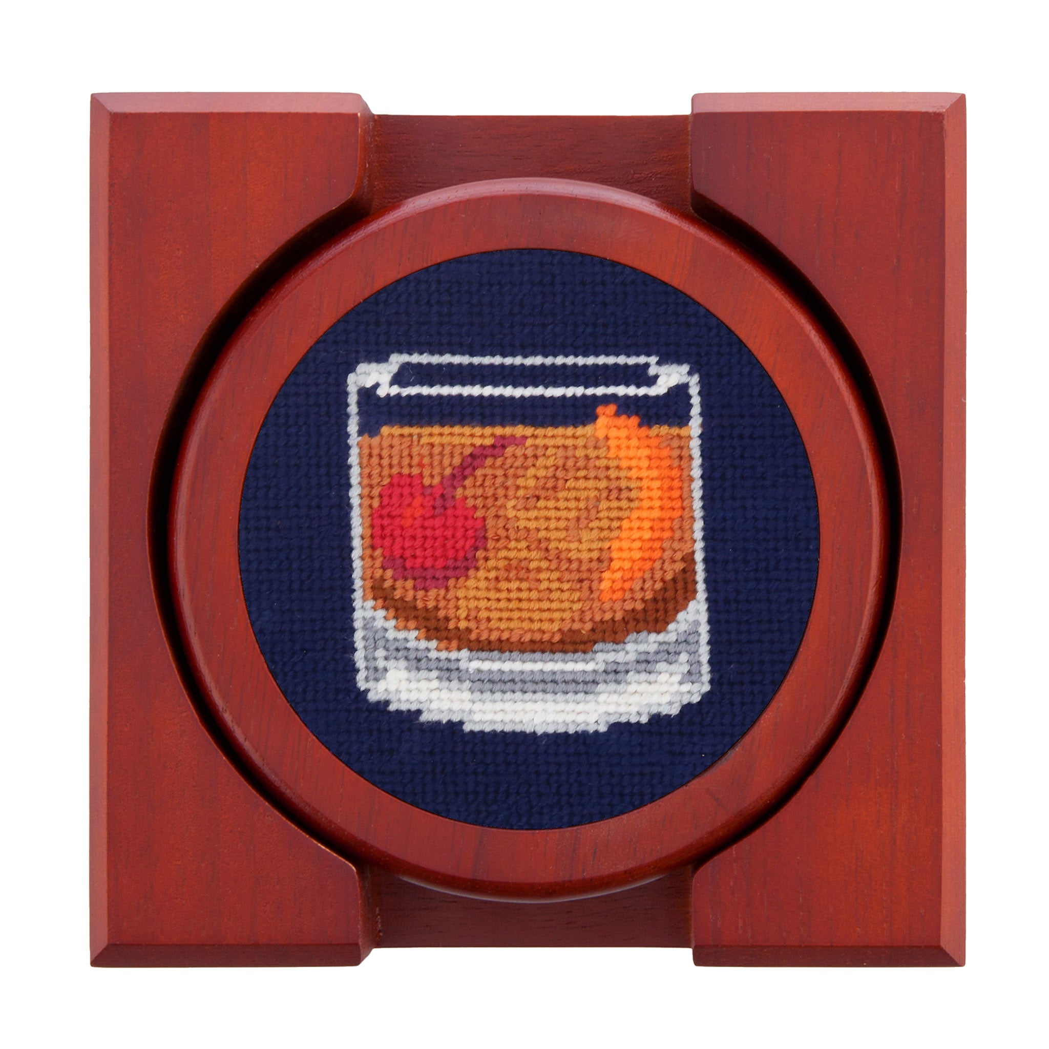 Smathers and Branson Make An Old Fashioned Coasters Dark Navy