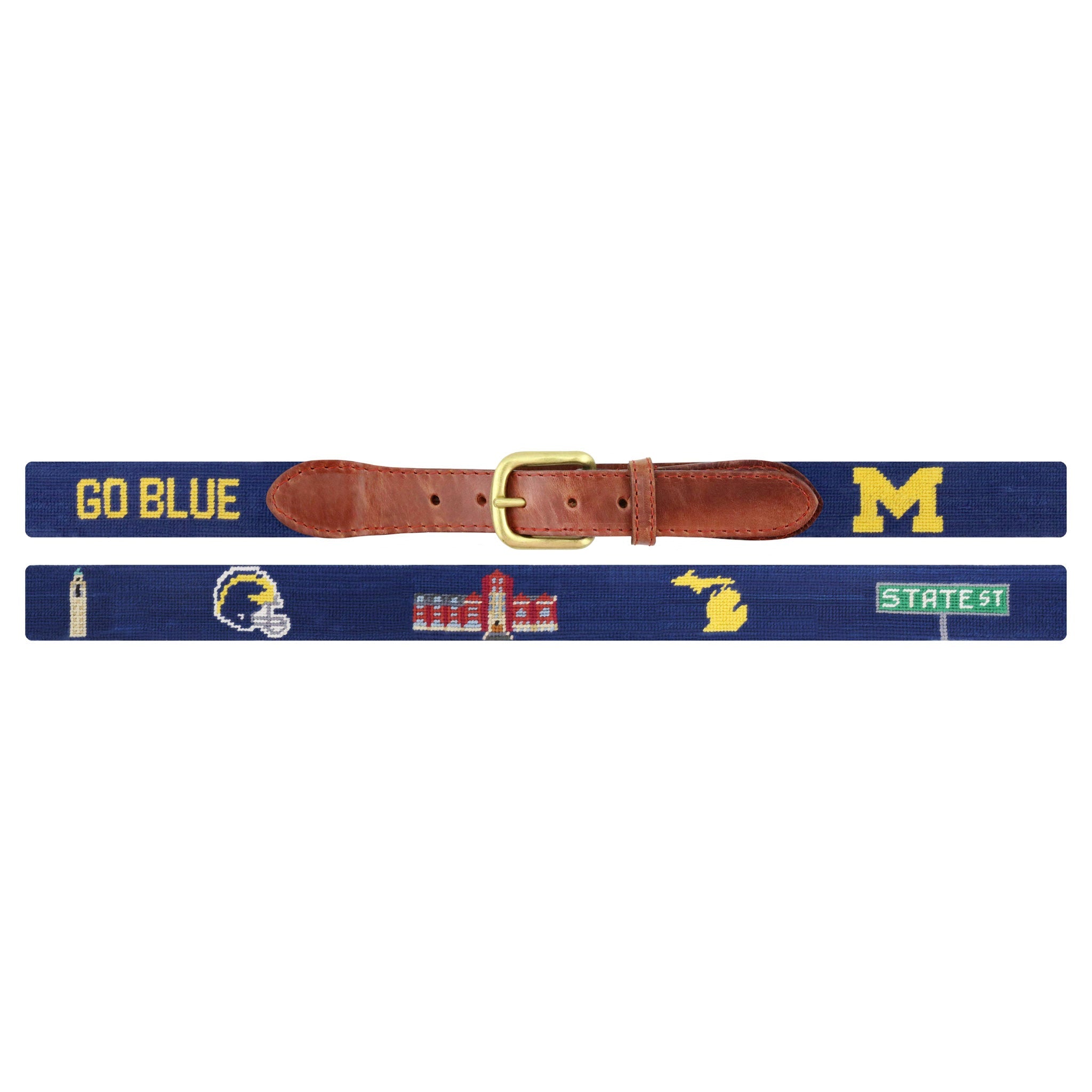 Smathers and Branson Michigan Life Belt Classic Navy
