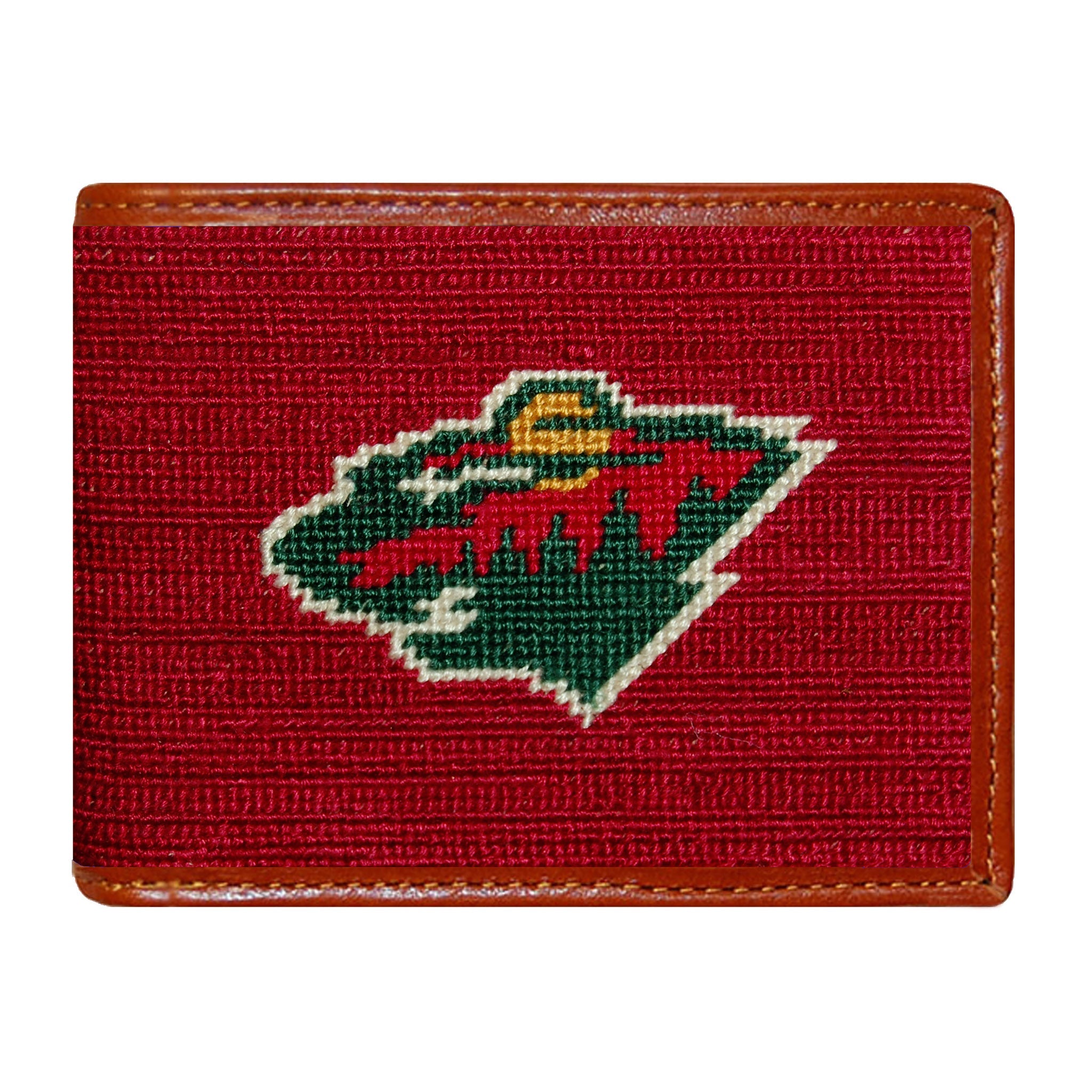 Minnesota Wild Needlepoint Bi-Fold Wallet – Smathers & Branson