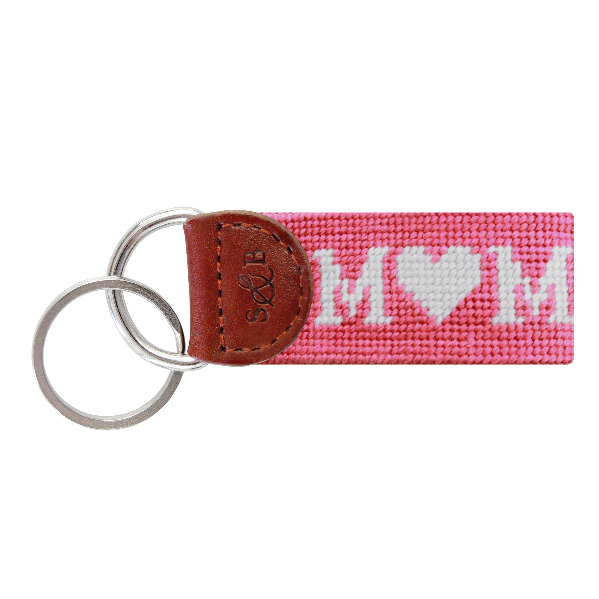 Mom Key Fob Dark Pink Smathers Branson