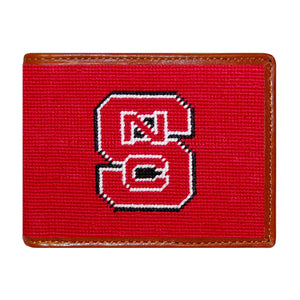 Smathers and Branson NC State Needlepoint Bi-Fold Wallet 