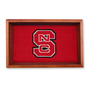 Smathers and Branson NC State Needlepoint Valet Tray  