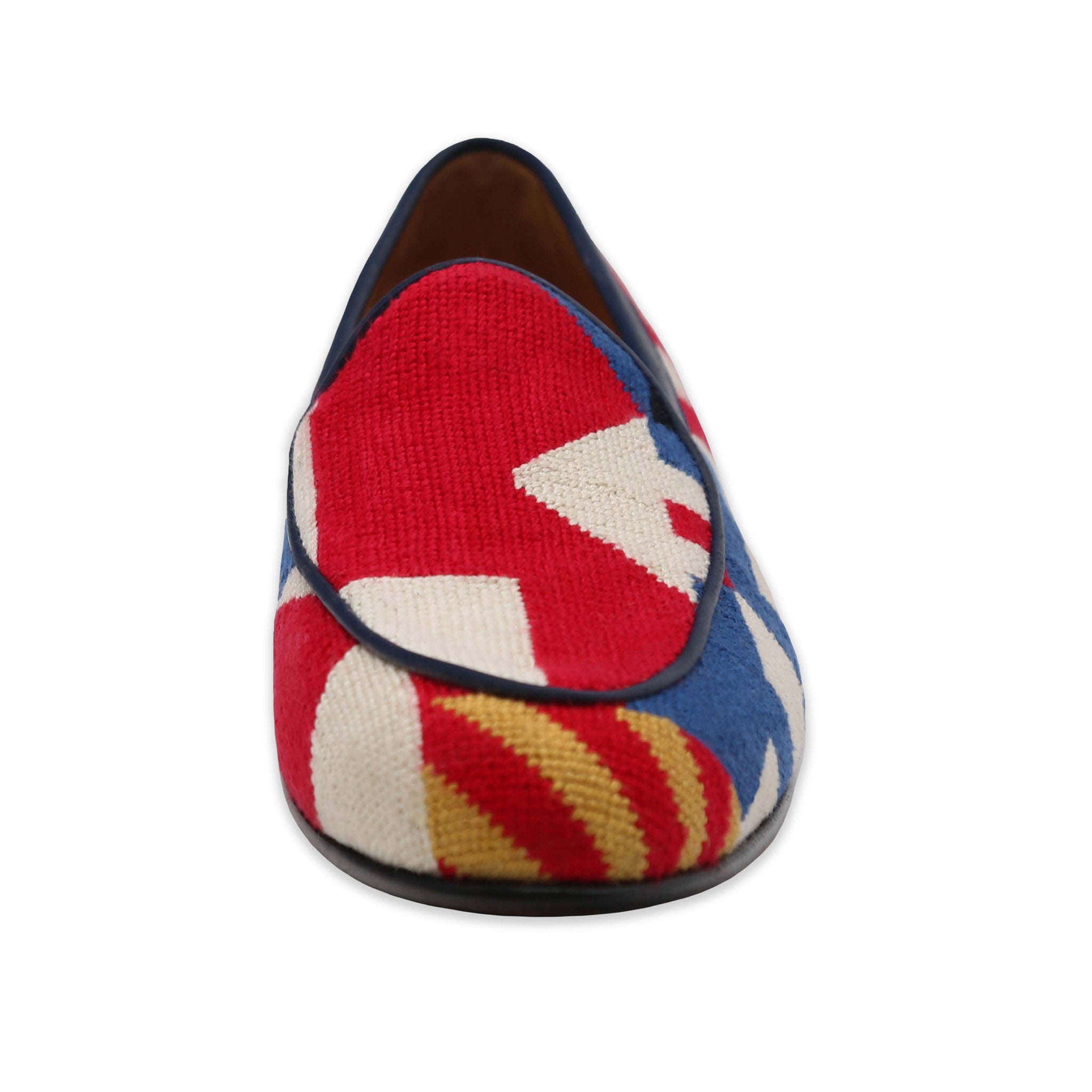 Smathers and Branson Nautical Flags Pattern Belgian Loafers