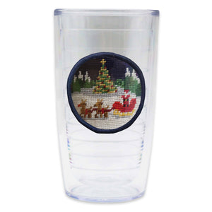 Smathers and Branson North Pole Needlepoint Tervis Tumbler  