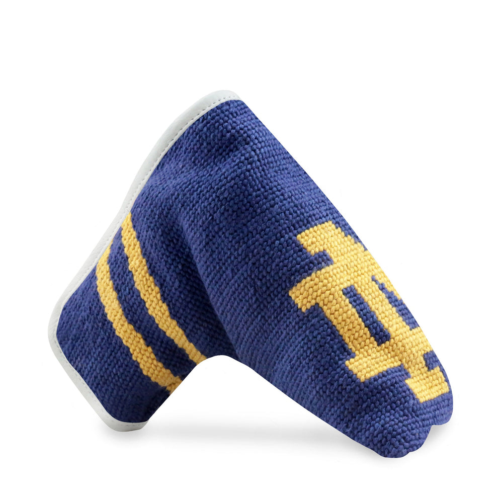 Smathers and Branson Notre Dame Needlepoint Putter Headcover Side View  