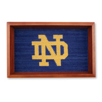 Smathers and Branson Notre Dame Needlepoint Valet Tray   