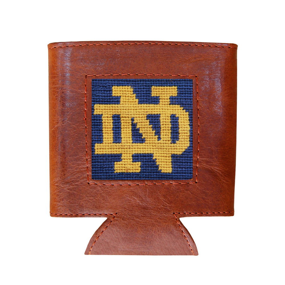 Smathers and Branson Notre Dame ND Needlepoint Can Cooler  