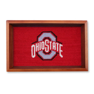 Smathers and Branson Ohio State Valet Tray Red Chestnut Wood