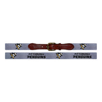Smathers and Branson Pittsburgh Penguins Needlepoint Belt Laid Out 