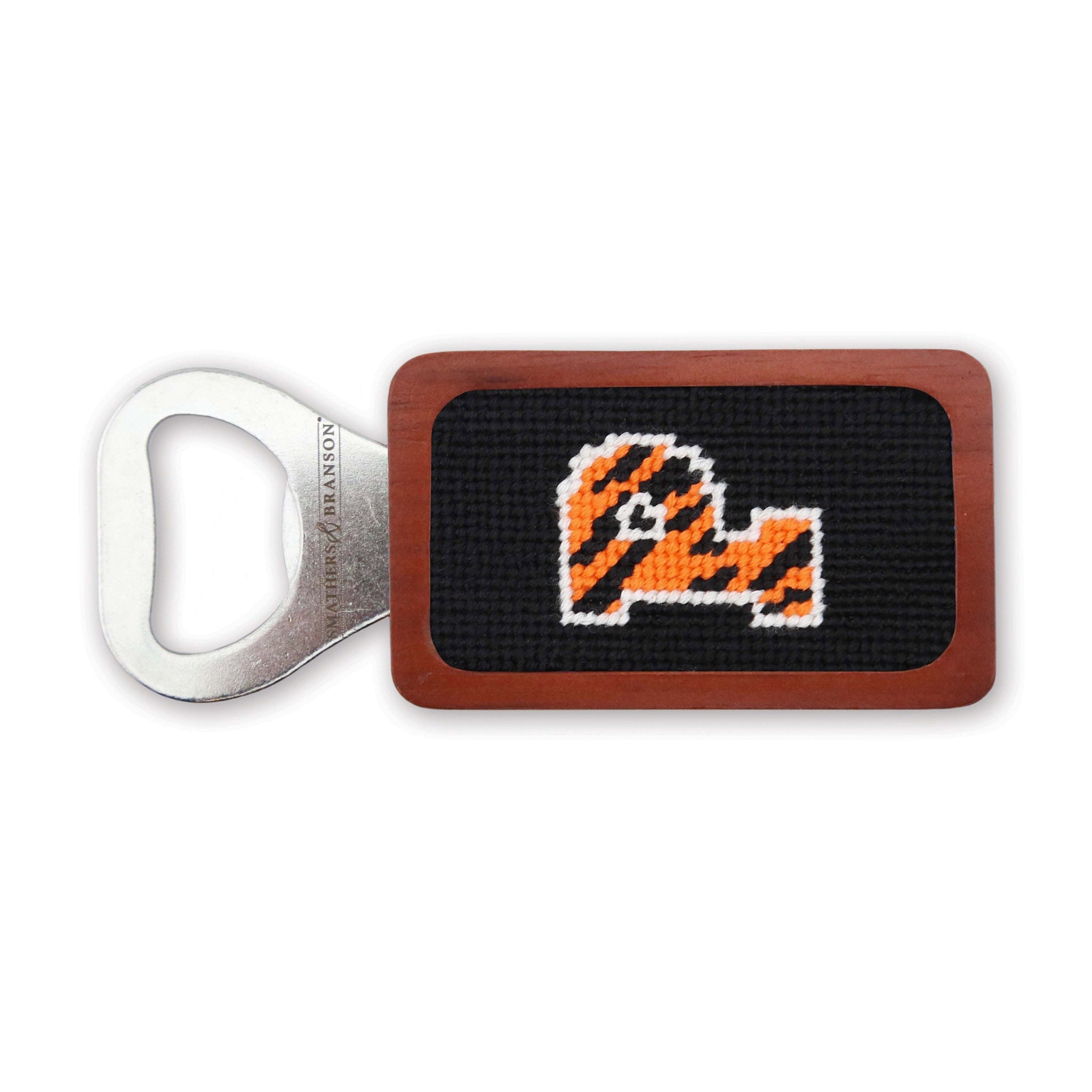 Smathers and Branson Princeton Tiger P Bottle Opener Black