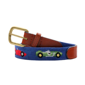 Smathers and Branson Race Cars Children's Belt Classic Navy