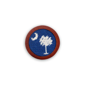 Smathers and Branson SC Flag Golf Ball Marker Blueberry