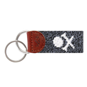 Smathers and Branson Scratch Golf Key Fob Heathered Black Final Sale