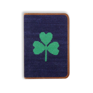 Smathers and Branson Shamrock Dark Navy Needlepoint Golf Scorecard  