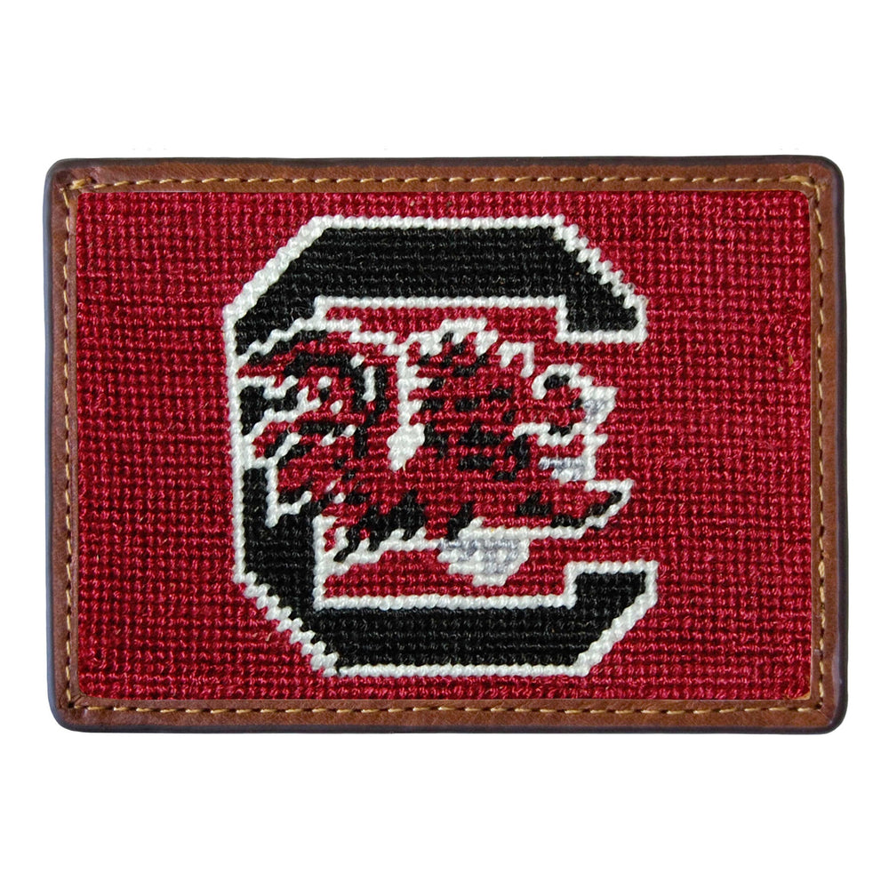 Smathers and Branson South Carolina Needlepoint Credit Card Wallet Front side