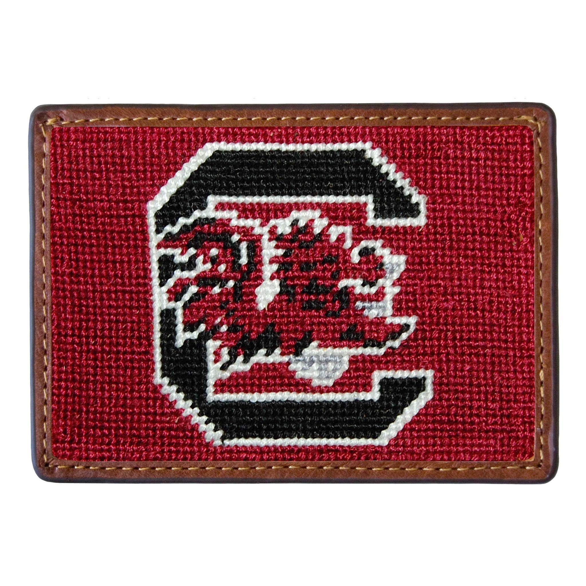 Smathers and Branson South Carolina Card Wallet Garnet