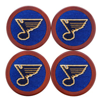 Smathers and Branson St Louis Blues Needlepoint Coasters   