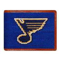 Smathers and Branson St.Louis Blues Needlepoint Bi-Fold Wallet 