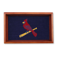 Smathers and Branson St Louis Cardinals Needlepoint Valet Tray  