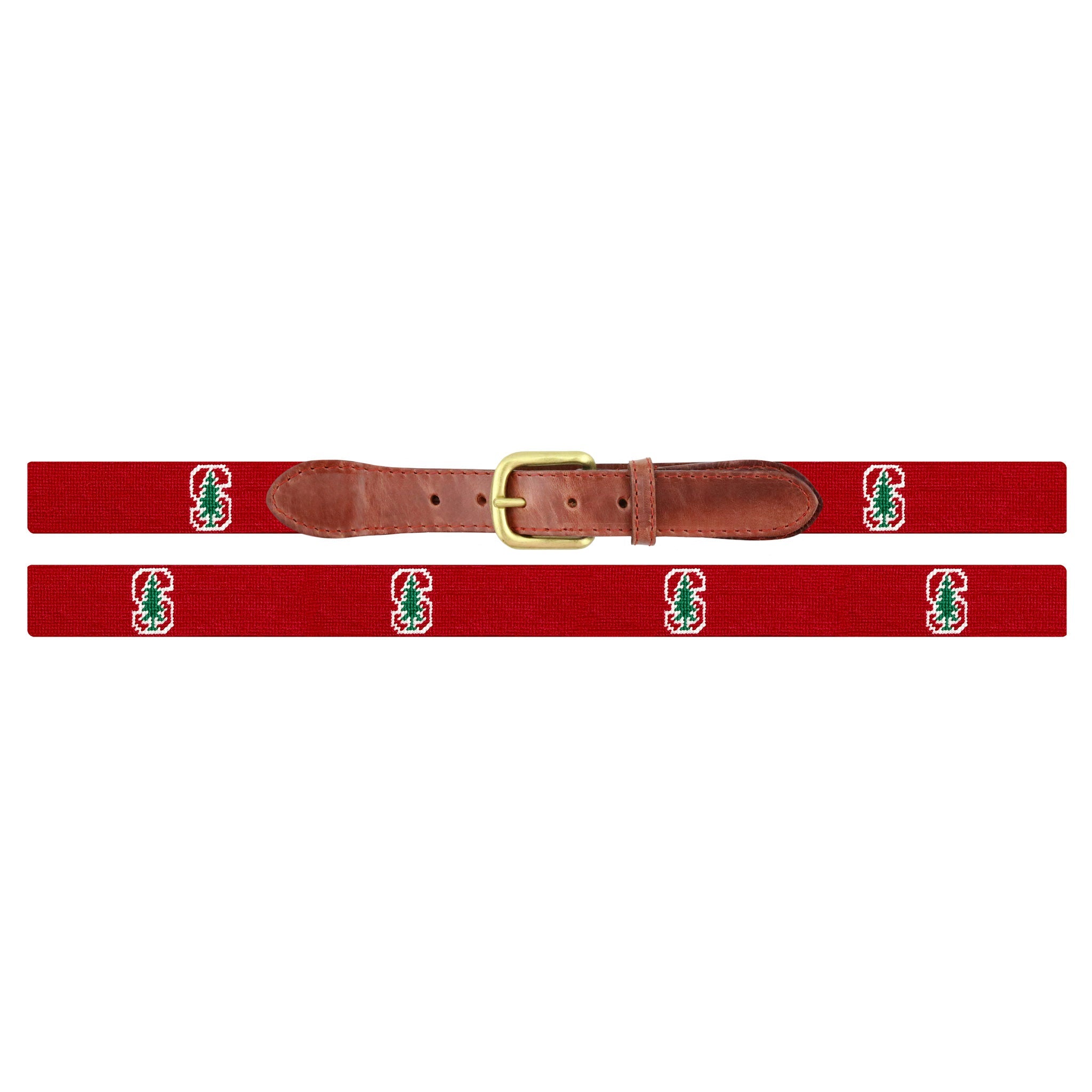 Smathers and Branson Stanford Belt Light Garnet