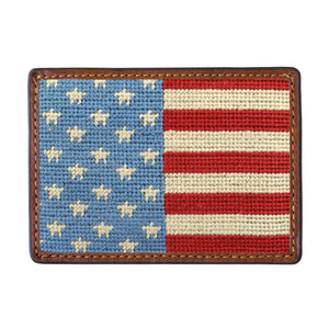 Smathers and Branson Stars and Stripes Card Wallet Multi