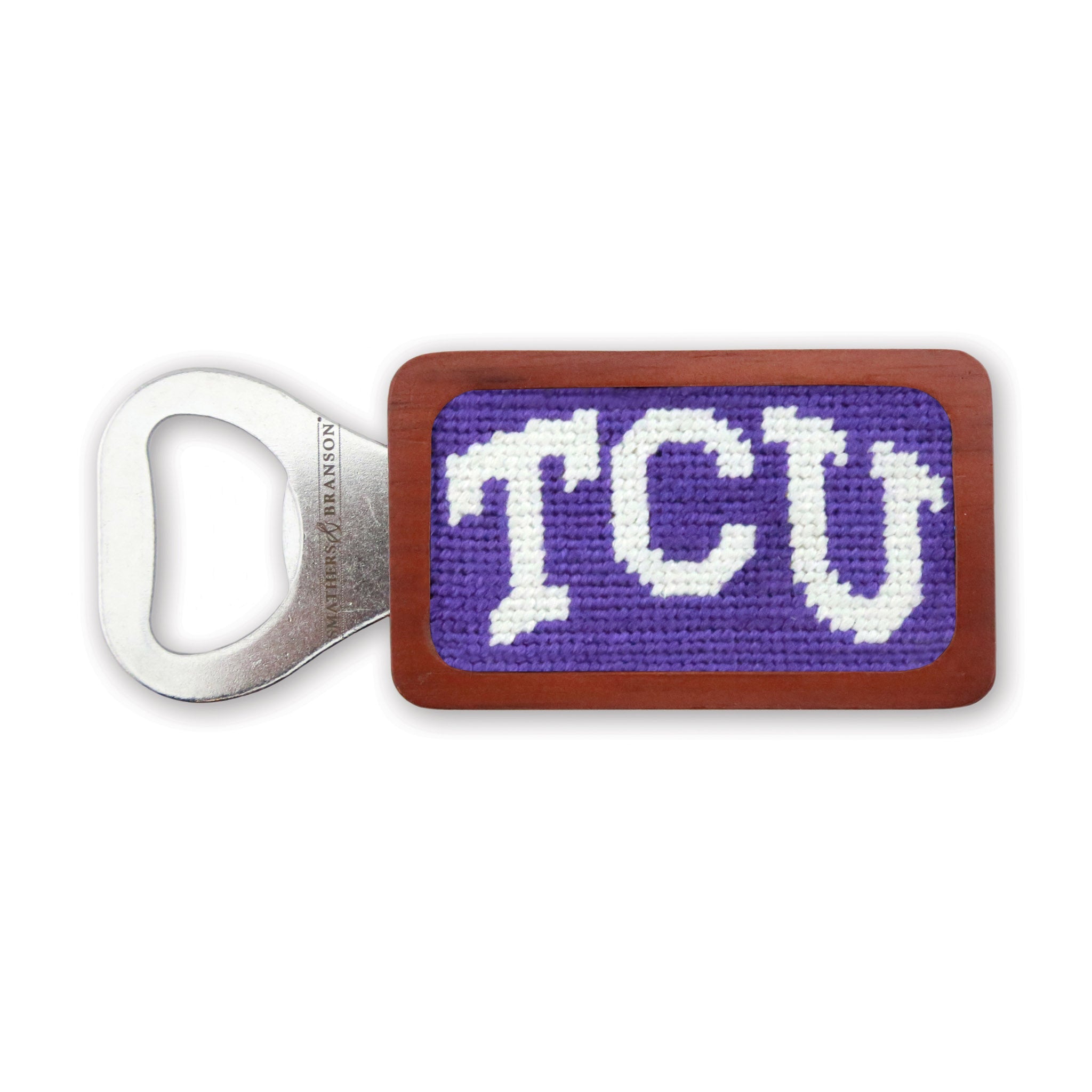Smathers and Branson TCU Bottle Opener Purple