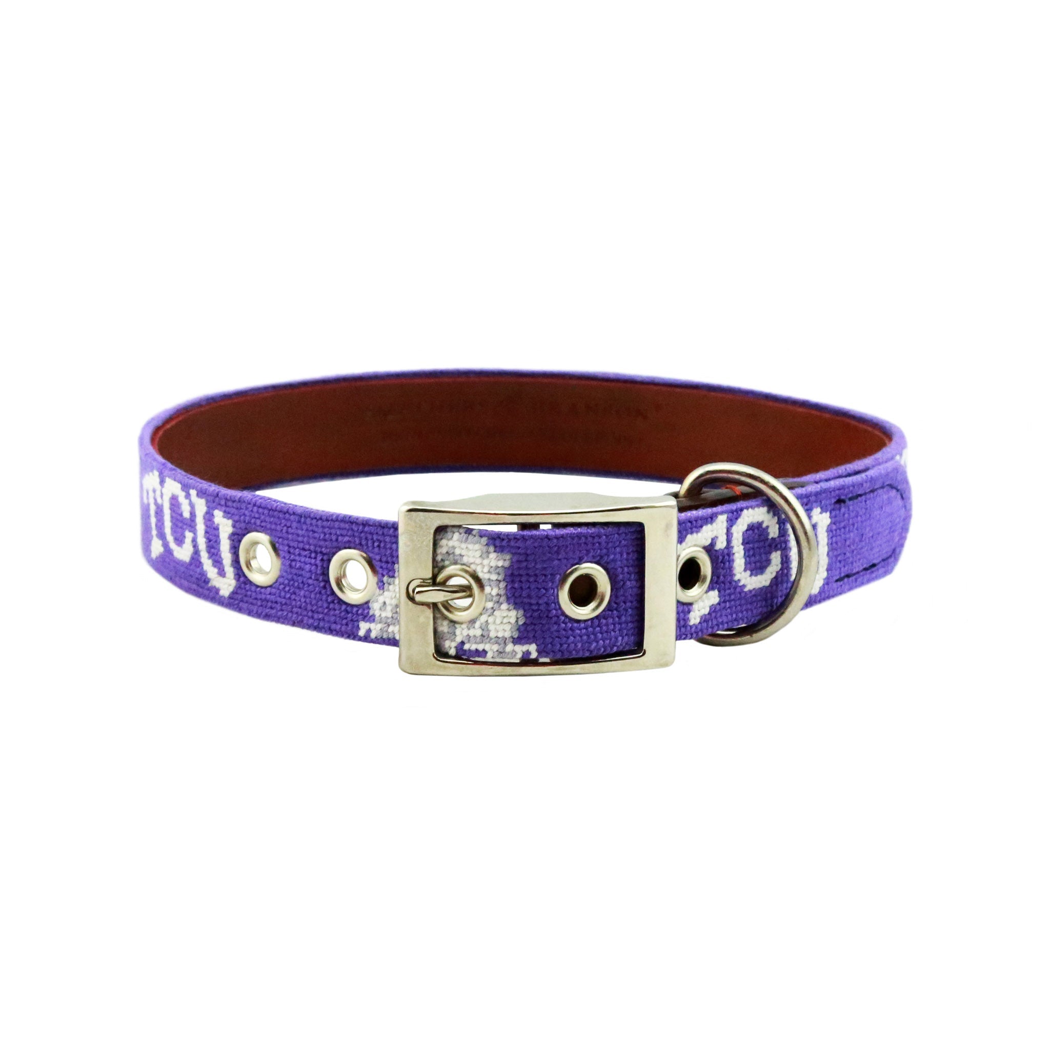 Smathers and Branson TCU Dog Collar Purple
