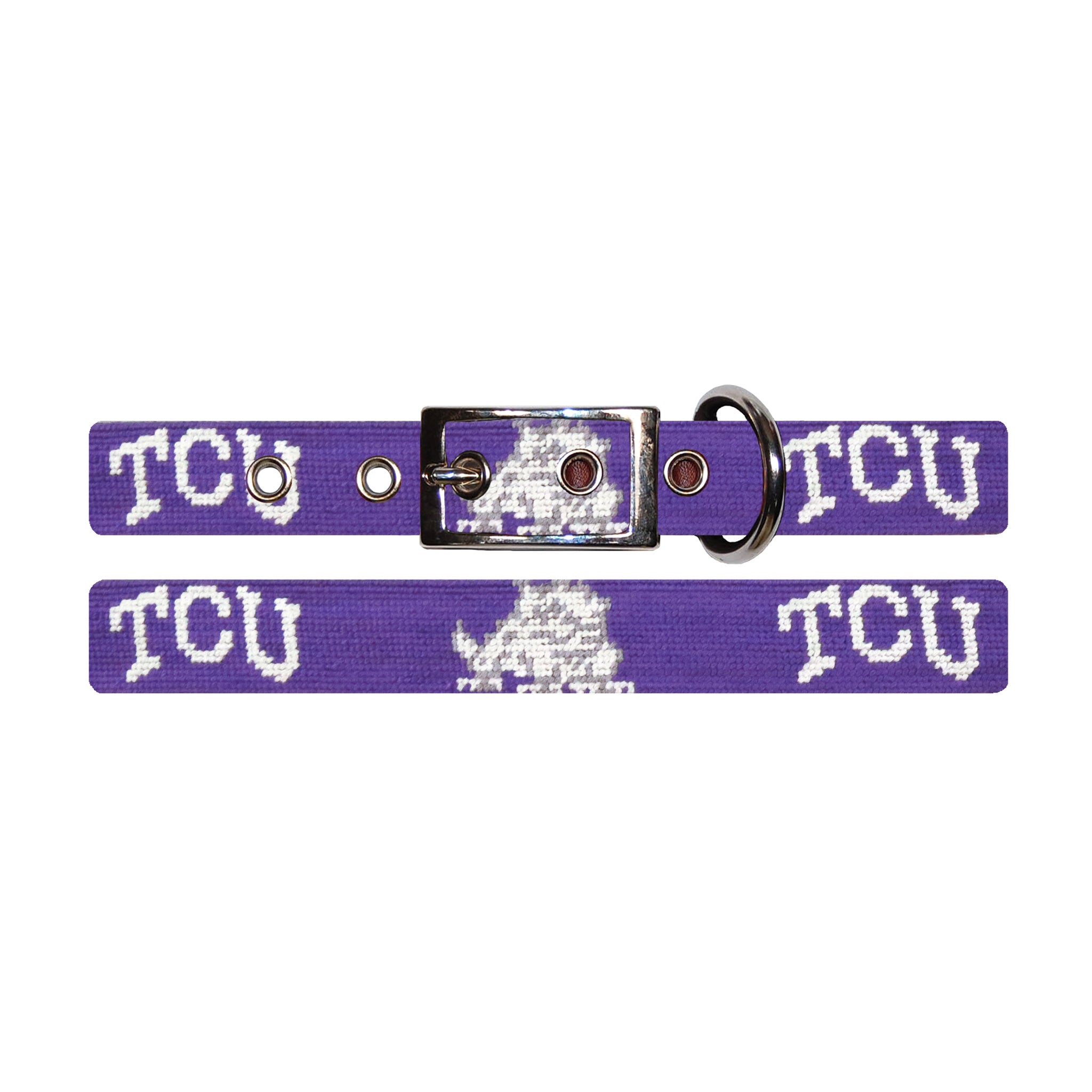Smathers and Branson TCU Dog Collar Purple