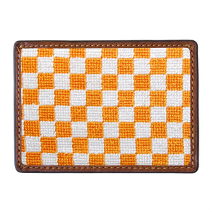 Smathers and Branson Tennessee Checker Card Wallet Orange